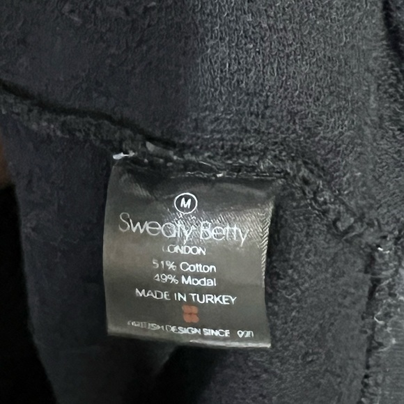 Sweaty Betty Black After Class Sweatshirt Medium - Picture 4 of 6